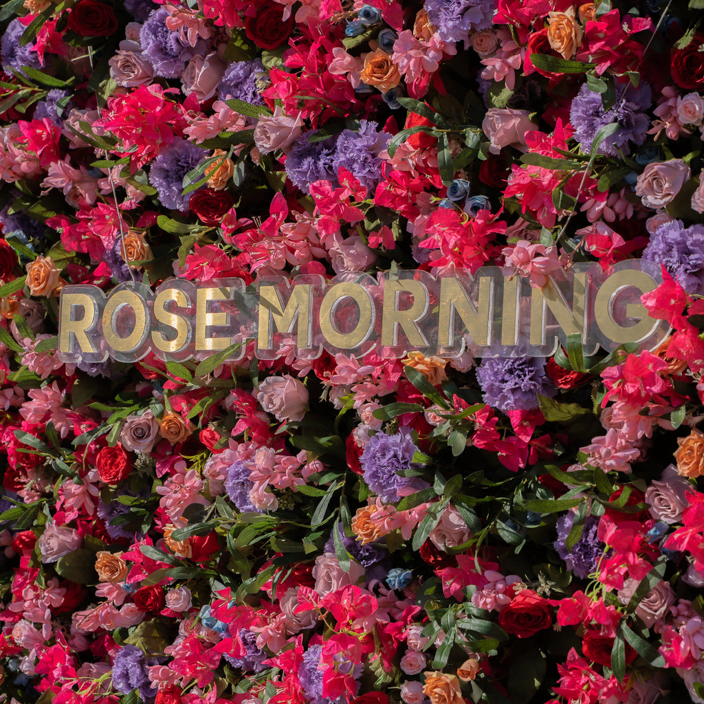 NooZay | 7D 2023 Event-Ready Artificial Floral Wall Backdrop, Roll-Up Fabric | Shipping Included