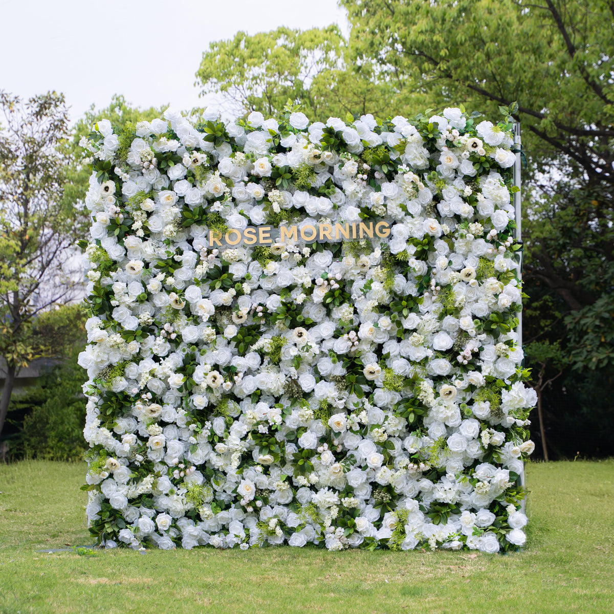 Olisa | 5D Event-Ready Artificial Floral Wall Backdrop, Roll-Up Fabric | Shipping Included