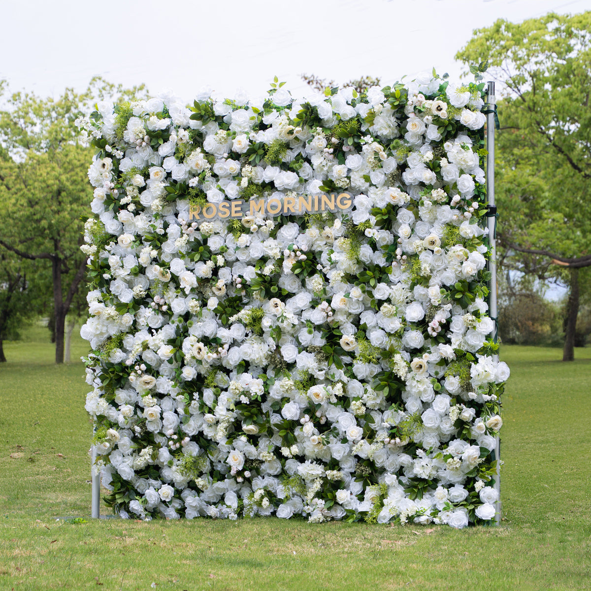 Olisa | 5D Event-Ready Artificial Floral Wall Backdrop, Roll-Up Fabric | Shipping Included