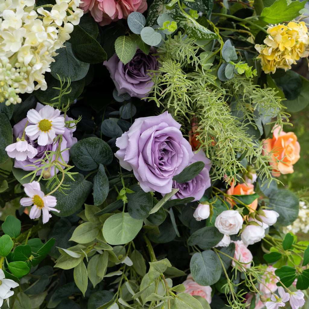 Palette：Wedding Party Background Floral Arch Decoration (Including Frame)