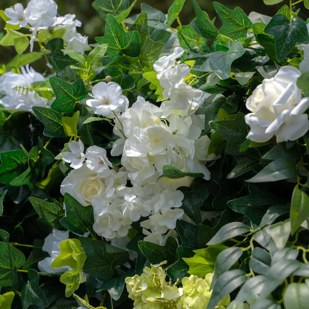 Parker | 5D Event-Ready Artificial Floral Wall Backdrop, Roll-Up Fabric | Shipping Included