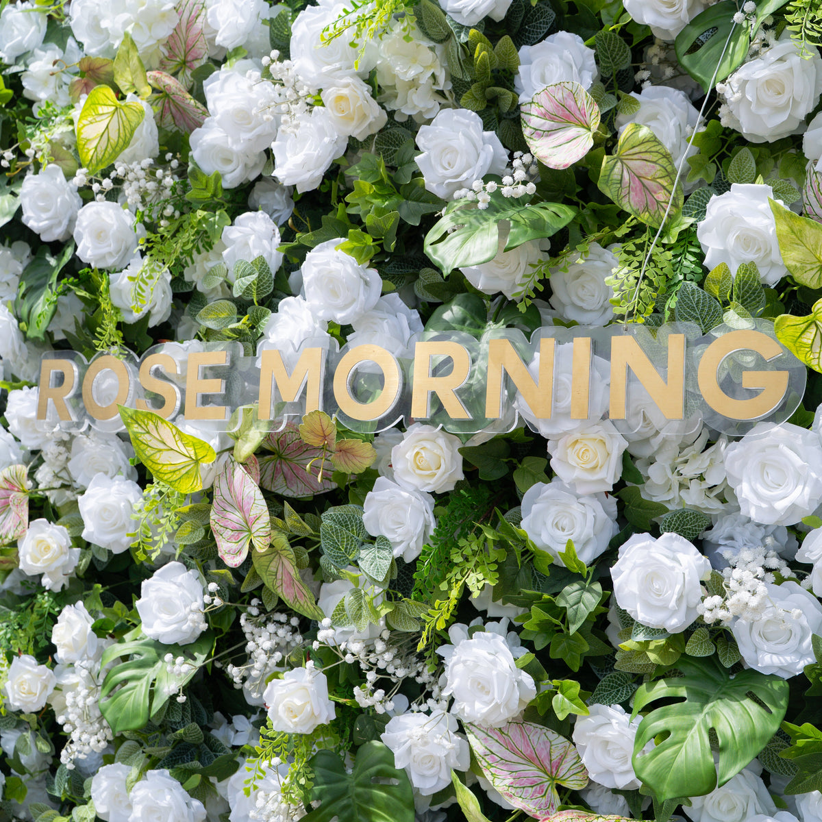 Perla | 5D Event-Ready Artificial Floral Wall Backdrop, Roll-Up Fabric | Shipping Included