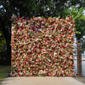 Phoenix 5D Fabric Artificial rolling up curtain flower wall Rose Morning