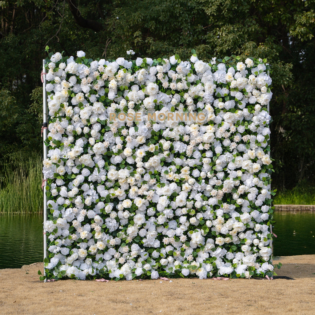 Piper | 3D Event-Ready Artificial Floral Wall Backdrop, Roll-Up Fabric | Shipping Included