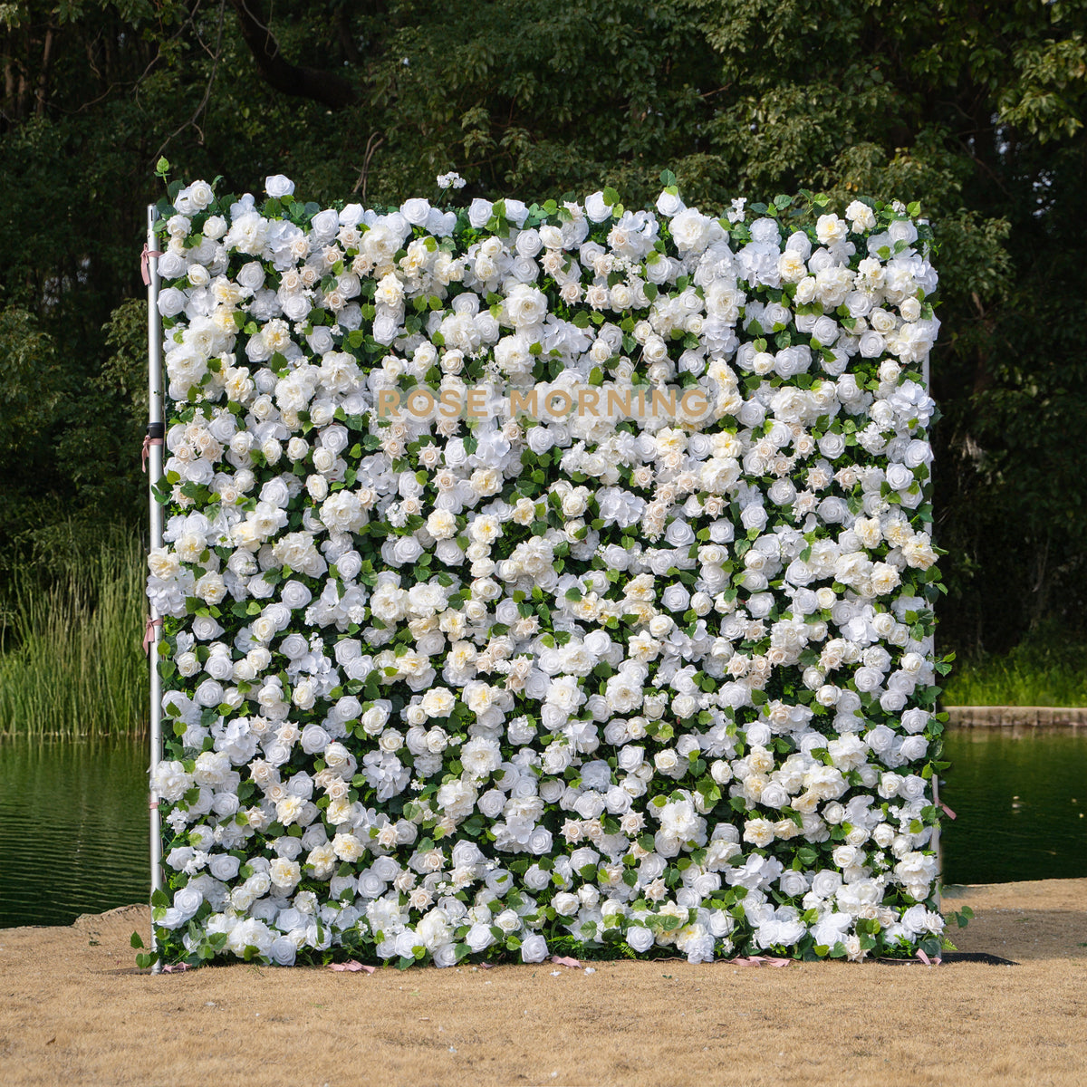 Piper | 3D Event-Ready Artificial Floral Wall Backdrop, Roll-Up Fabric | Shipping Included