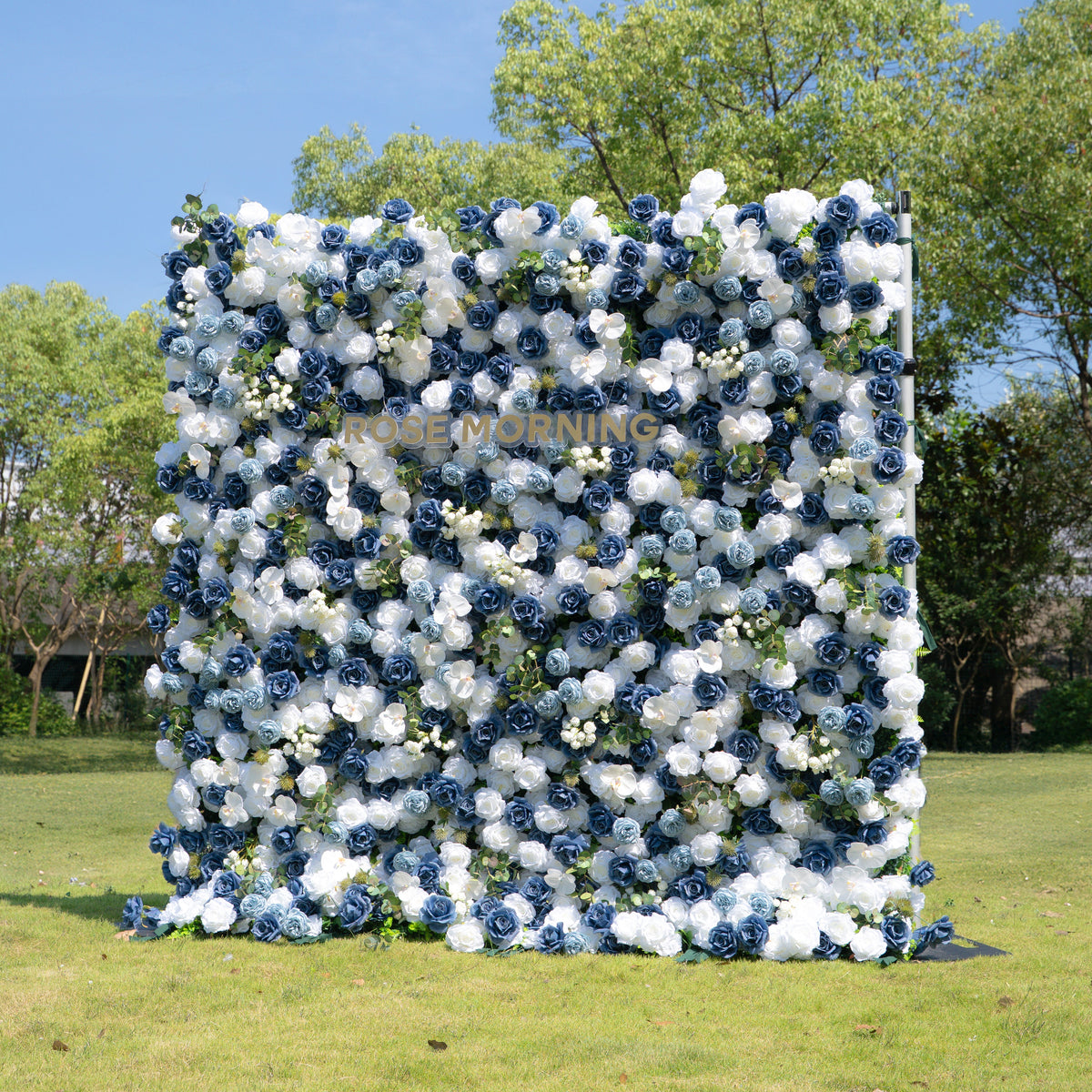 Precious | 5D Event-Ready Artificial Floral Wall Backdrop, Roll-Up Fabric | Shipping Included