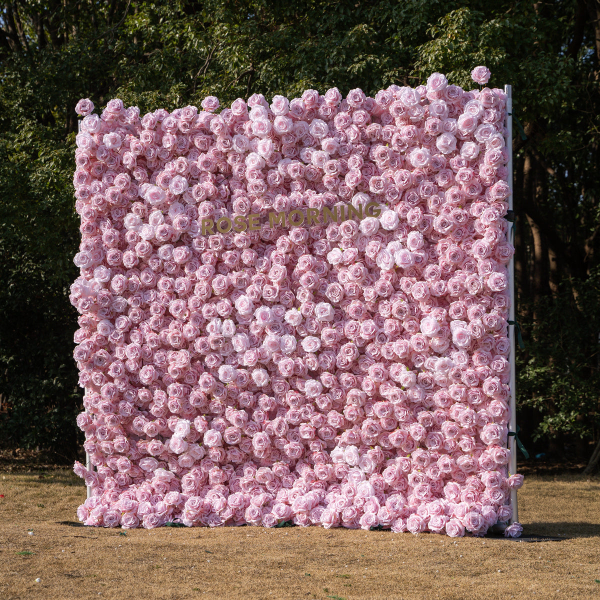 Promise | 3D Event-Ready Artificial Floral Wall Backdrop, Roll-Up Fabric | Shipping Included