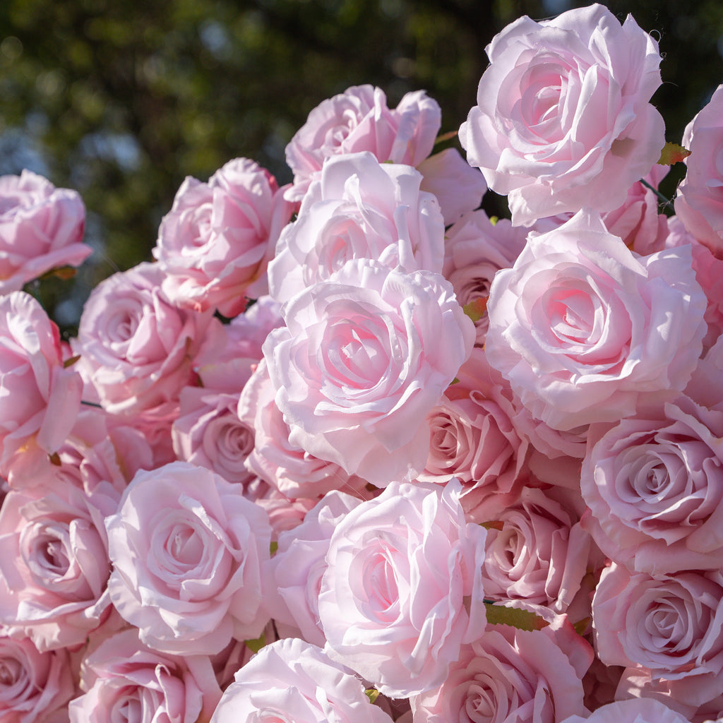Promise | 3D Event-Ready Artificial Floral Wall Backdrop, Roll-Up Fabric | Shipping Included
