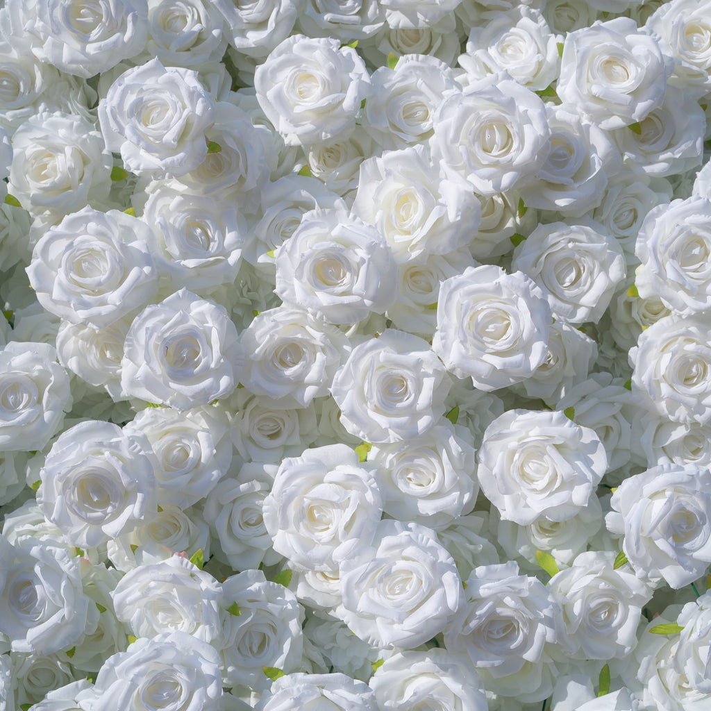 Romance | 3D Event-Ready Artificial Floral Wall Backdrop, Roll-Up Fabric | Shipping Included