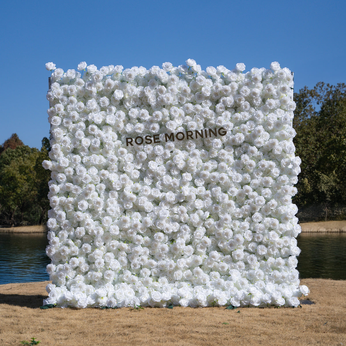 Romance | 3D Event-Ready Artificial Floral Wall Backdrop, Roll-Up Fabric | Shipping Included