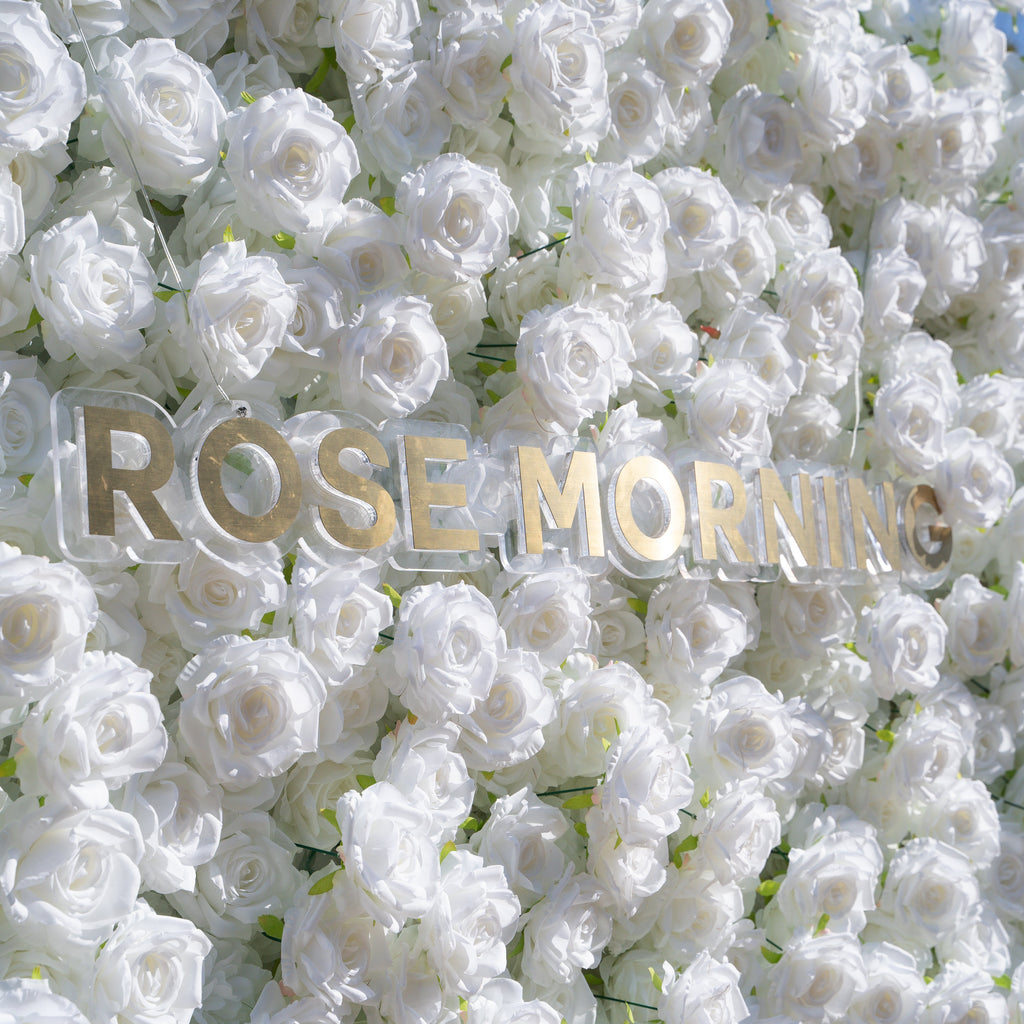 Romance | 3D Event-Ready Artificial Floral Wall Backdrop, Roll-Up Fabric | Shipping Included