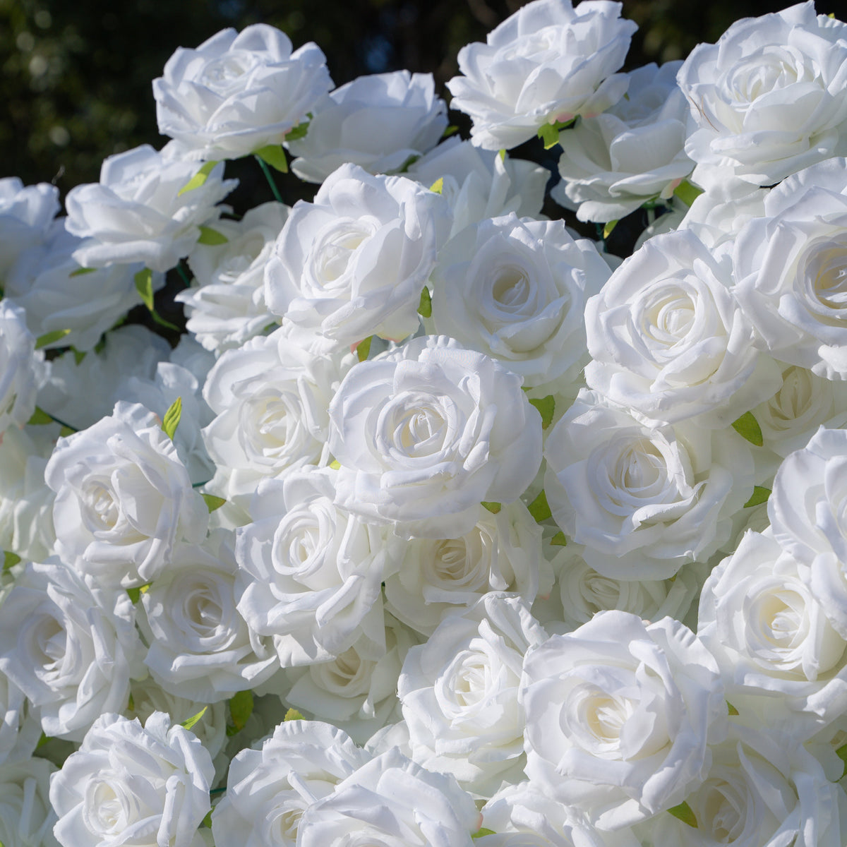 Romance | 3D Event-Ready Artificial Floral Wall Backdrop, Roll-Up Fabric | Shipping Included