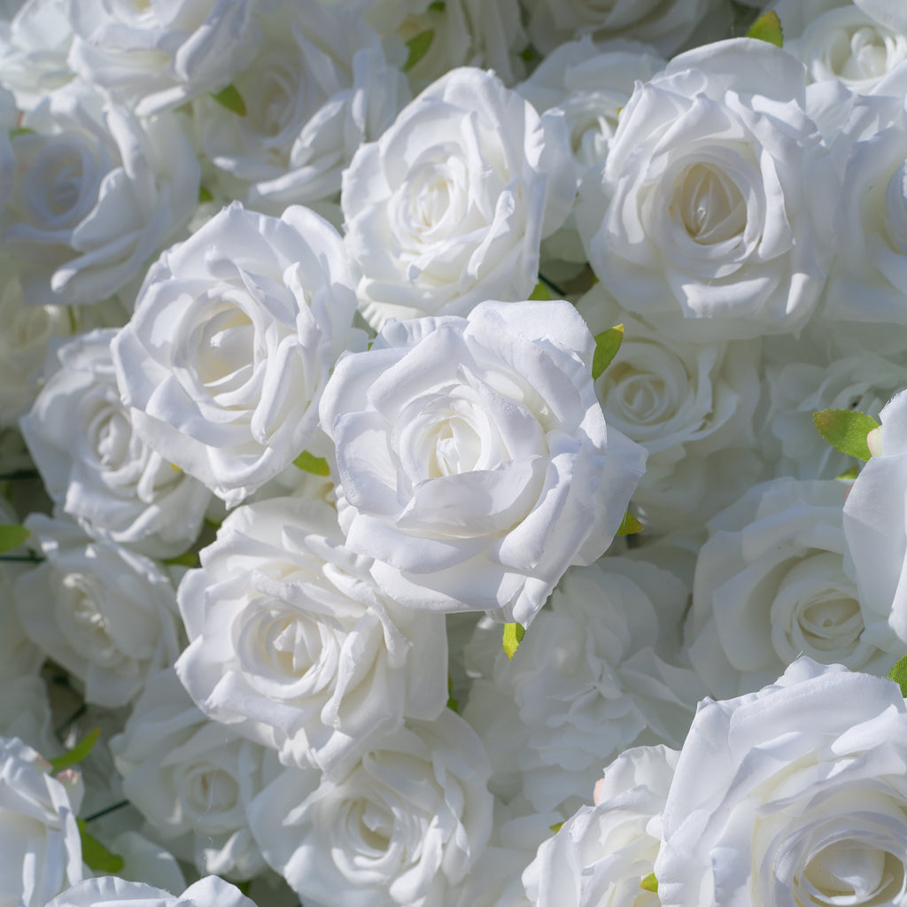 Romance | 3D Event-Ready Artificial Floral Wall Backdrop, Roll-Up Fabric | Shipping Included