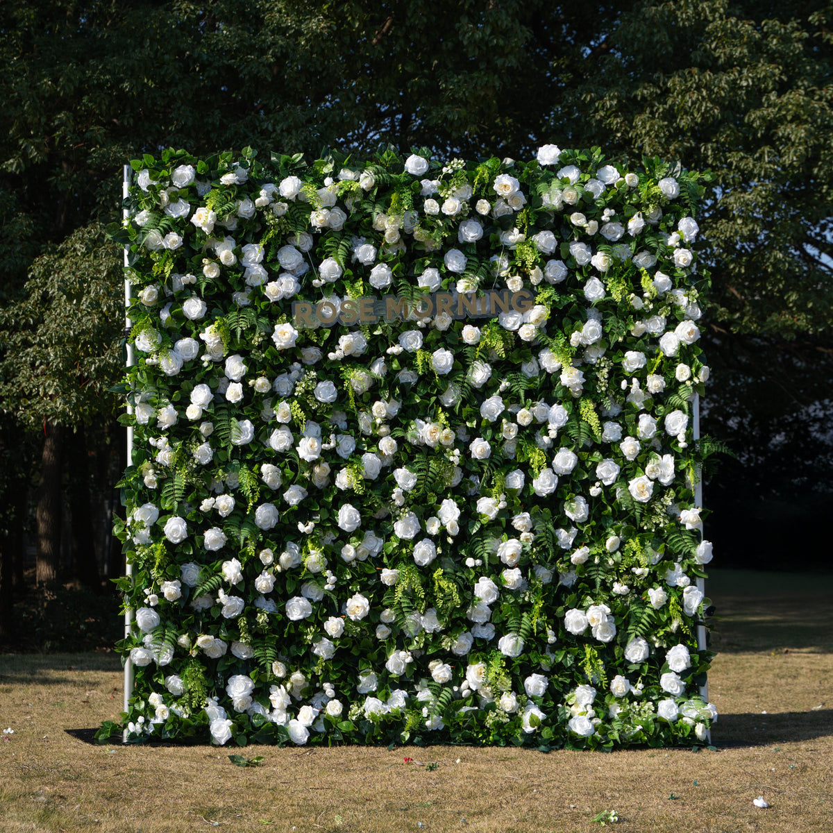 Sanna | 5D Event-Ready Artificial Floral Wall Backdrop, Roll-Up Fabric | Shipping Included