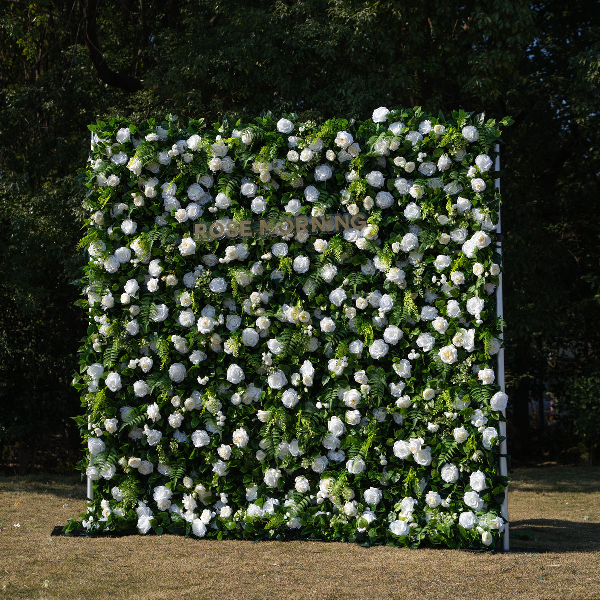 Sanna | 5D Event-Ready Artificial Floral Wall Backdrop, Roll-Up Fabric | Shipping Included