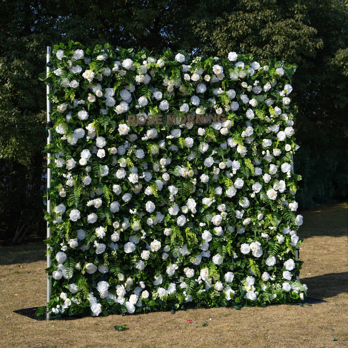 Sanna | 5D Event-Ready Artificial Floral Wall Backdrop, Roll-Up Fabric | Shipping Included