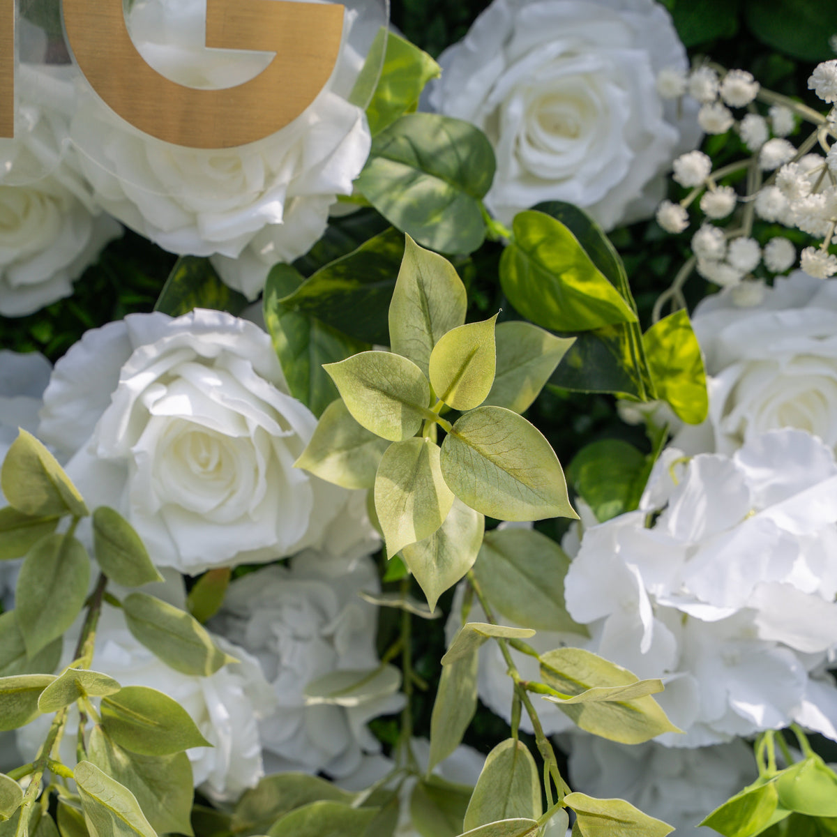 Sava | 3D Event-Ready Artificial Floral Wall Backdrop, Roll-Up Fabric | Shipping Included