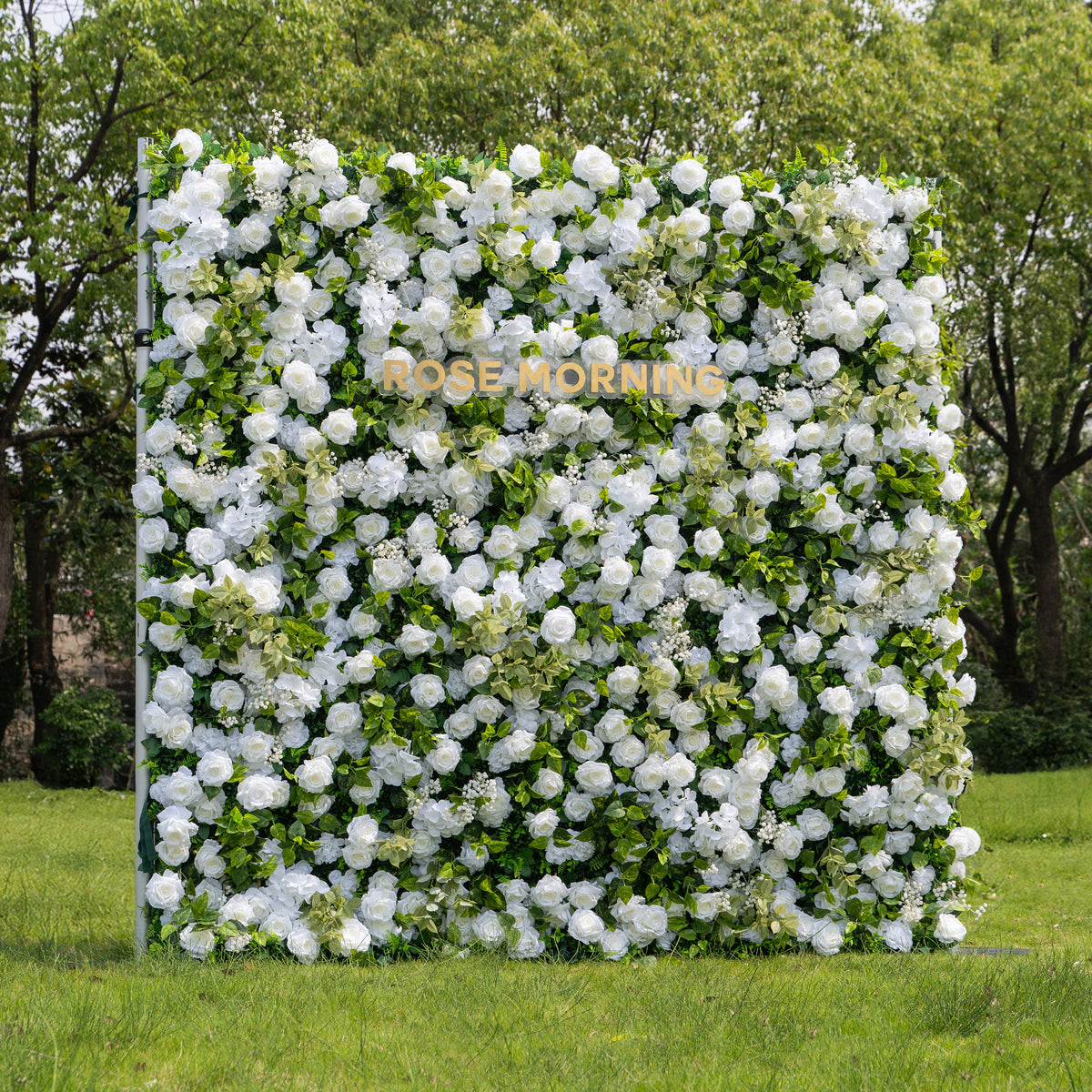 Sava | 3D Event-Ready Artificial Floral Wall Backdrop, Roll-Up Fabric | Shipping Included