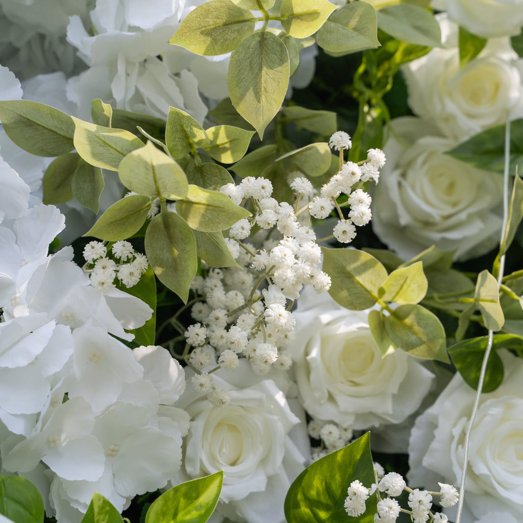 Sava | 3D Event-Ready Artificial Floral Wall Backdrop, Roll-Up Fabric | Shipping Included