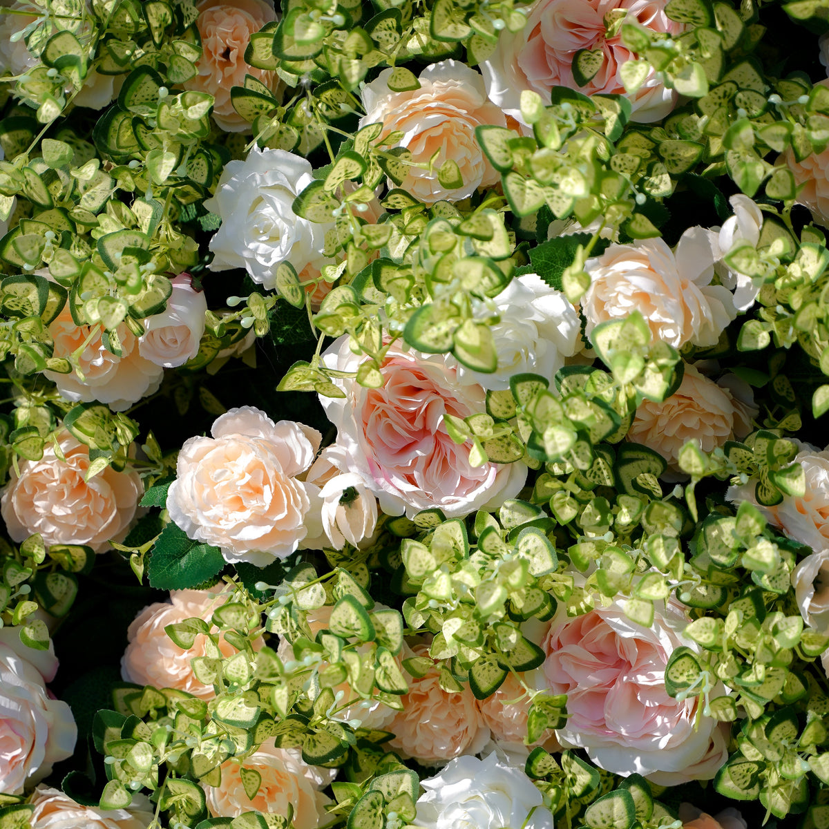Scarlett 3D Fabric Artificial rolling up curtain flower wall Rose Morning