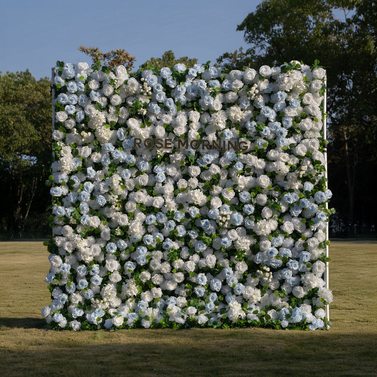 Seasalt | 3D Event-Ready Artificial Floral Wall Backdrop, Roll-Up Fabric | Shipping Included
