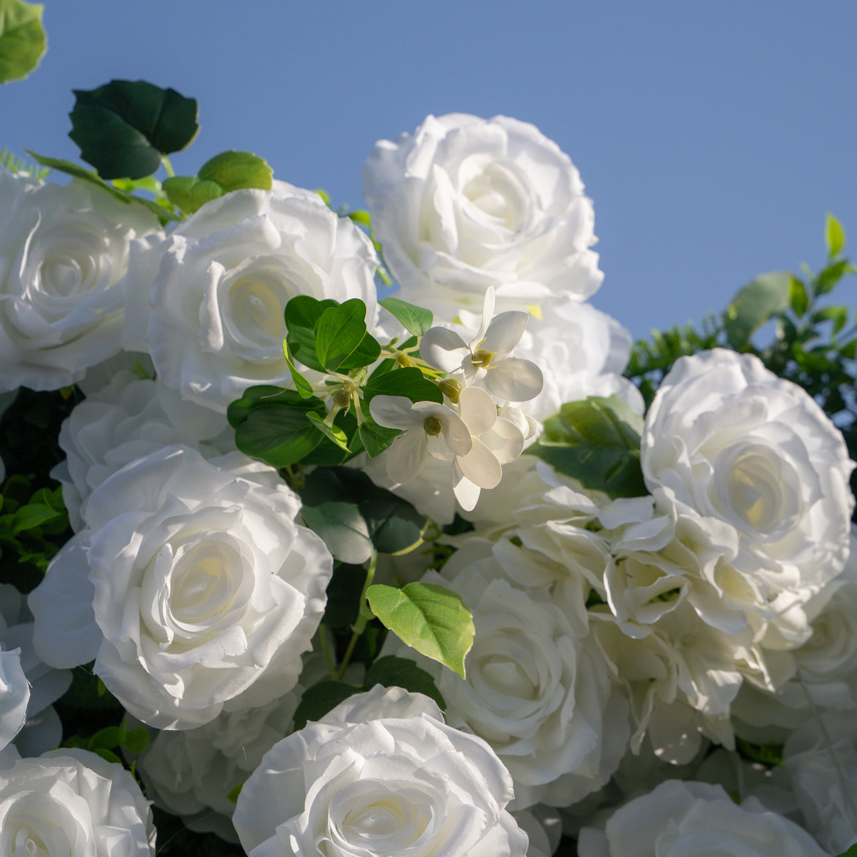 Seasalt | 3D Event-Ready Artificial Floral Wall Backdrop, Roll-Up Fabric | Shipping Included