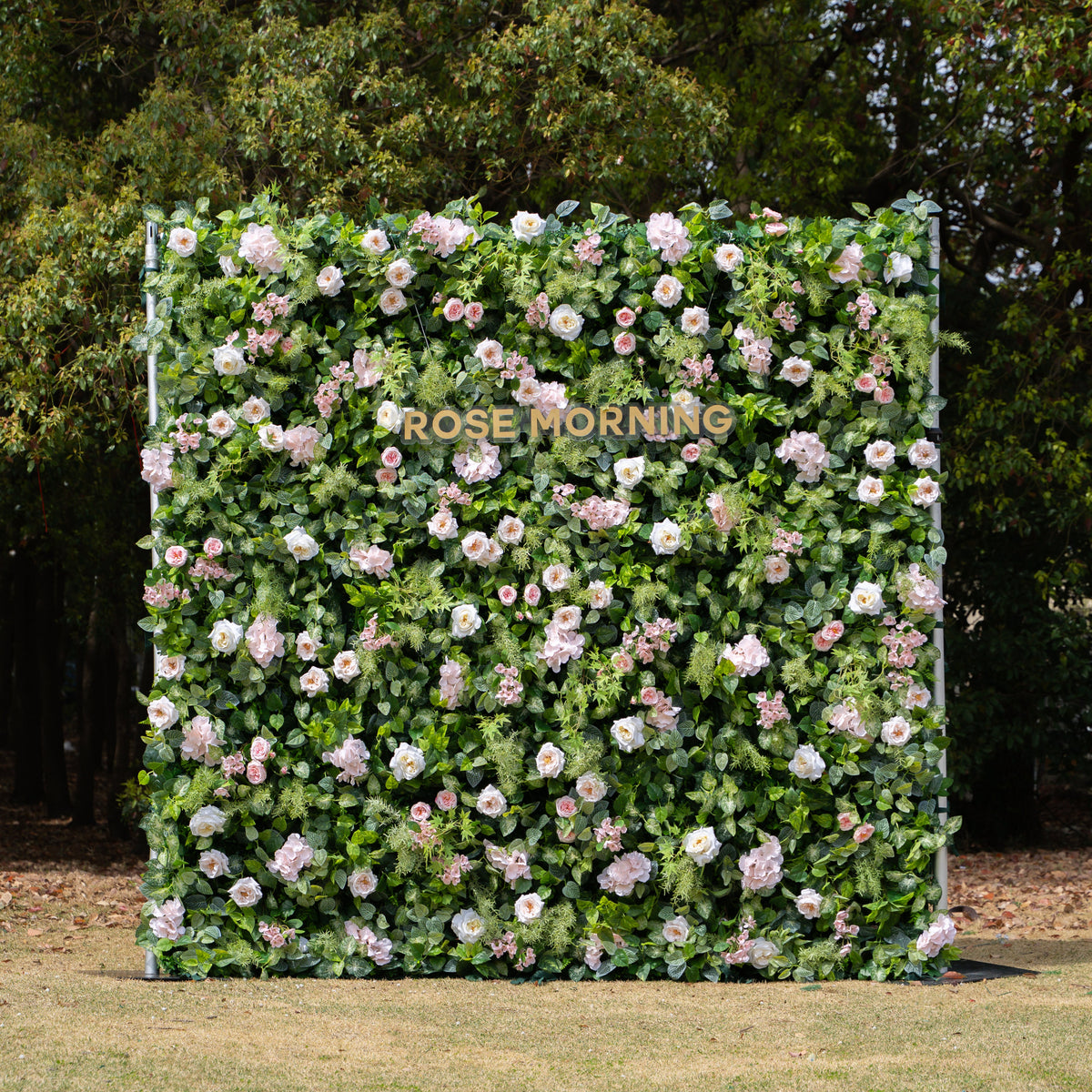 Simona | 5D Event-Ready Artificial Floral Wall Backdrop, Roll-Up Fabric | Shipping Included