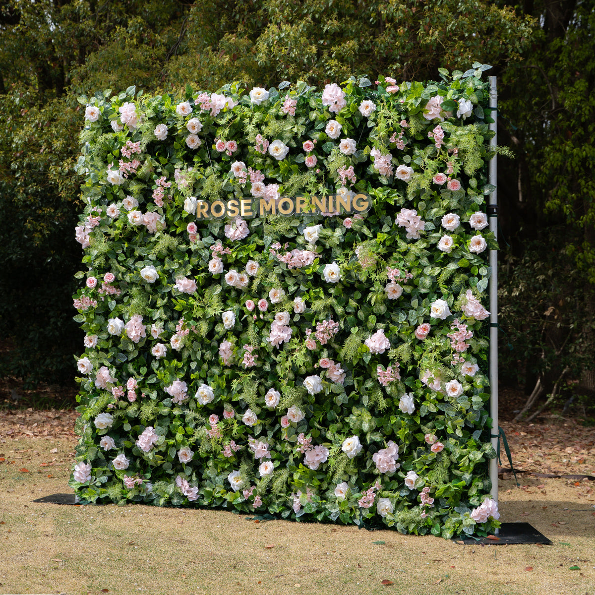 Simona | 5D Event-Ready Artificial Floral Wall Backdrop, Roll-Up Fabric | Shipping Included