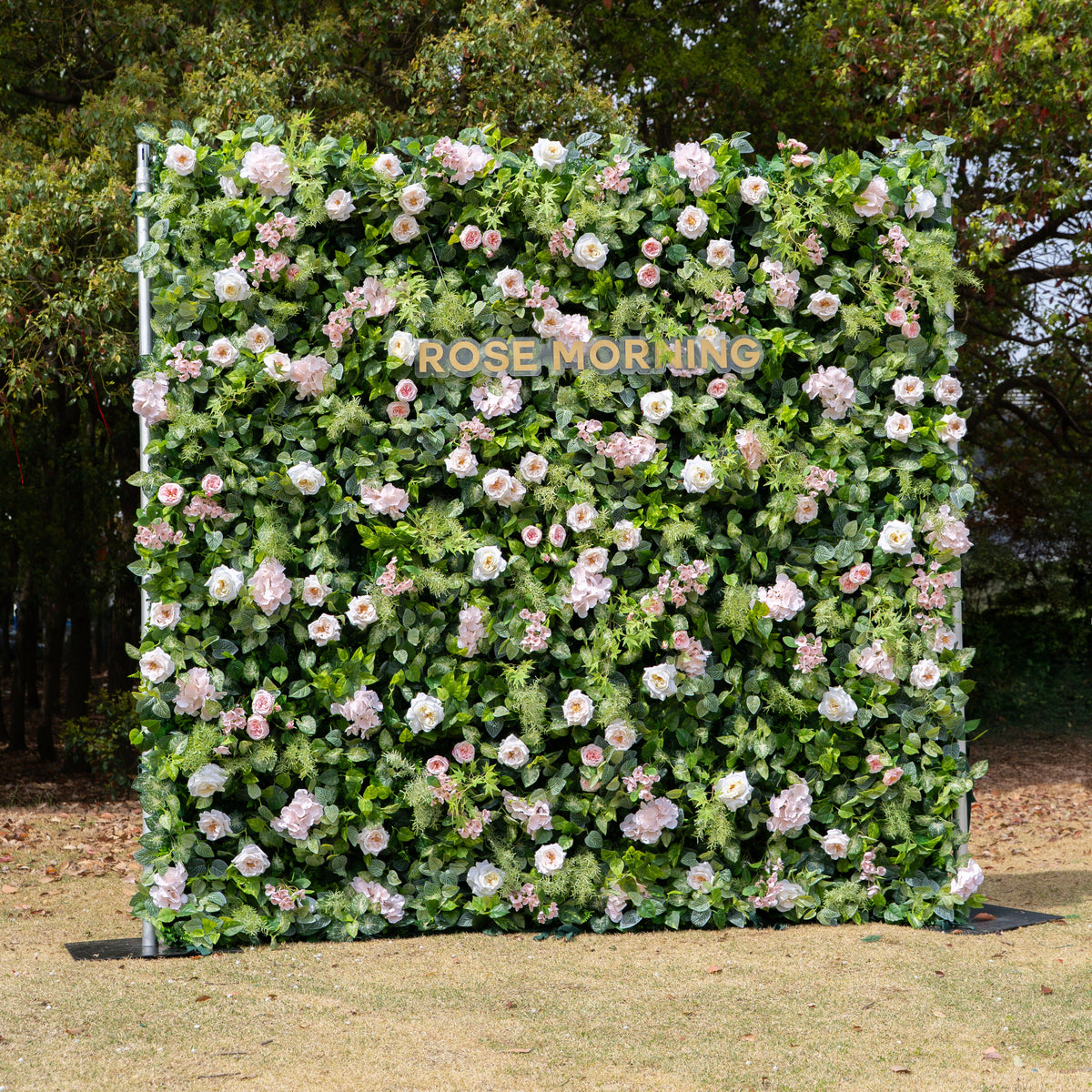 Simona | 5D Event-Ready Artificial Floral Wall Backdrop, Roll-Up Fabric | Shipping Included