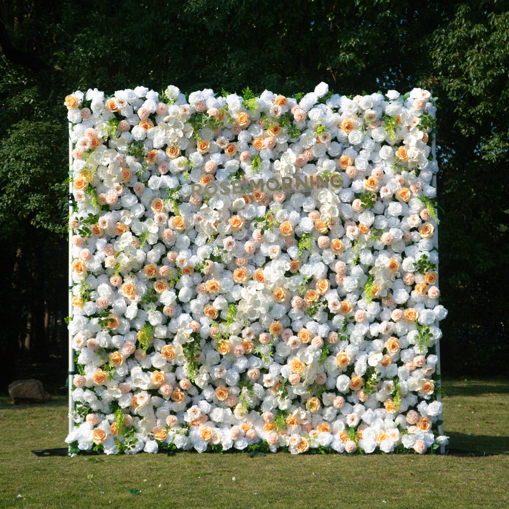 Sweetie | 5D Event-Ready Artificial Floral Wall Backdrop, Roll-Up Fabric | Shipping Included