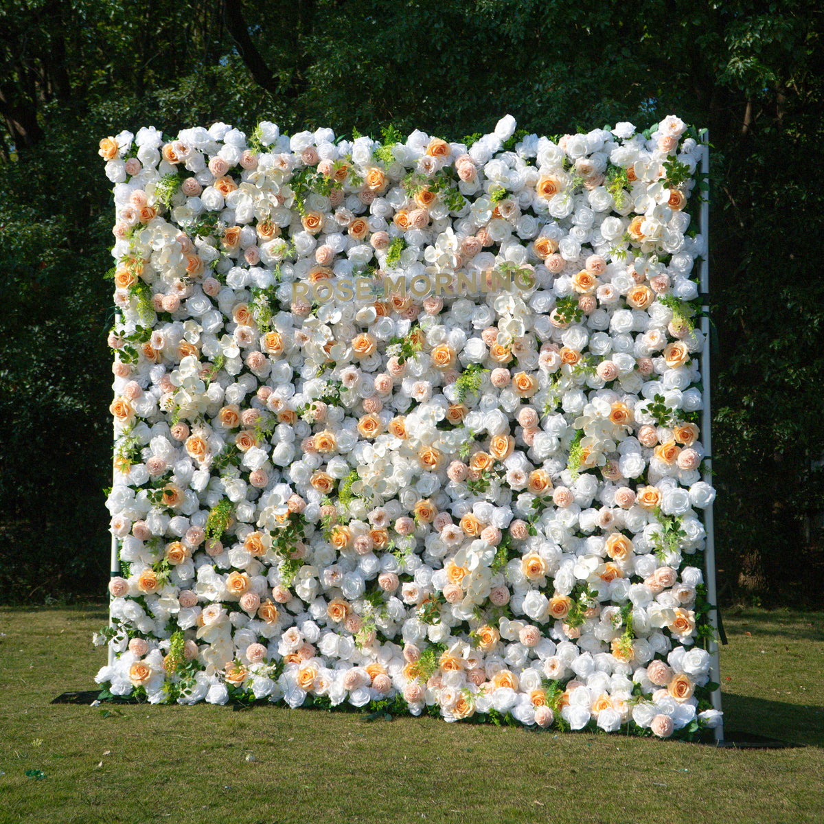 Sweetie | 5D Event-Ready Artificial Floral Wall Backdrop, Roll-Up Fabric | Shipping Included