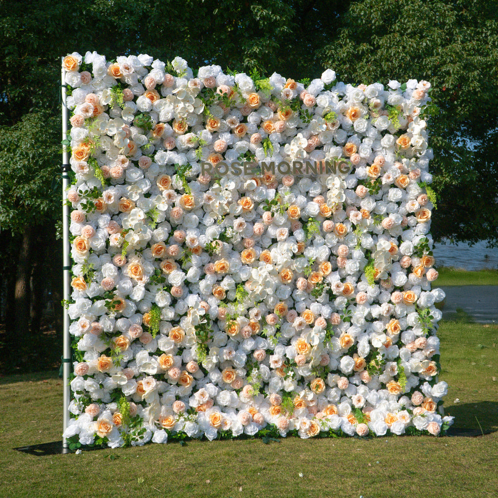 Sweetie | 5D Event-Ready Artificial Floral Wall Backdrop, Roll-Up Fabric | Shipping Included