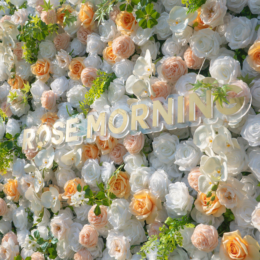 Sweetie | 5D Event-Ready Artificial Floral Wall Backdrop, Roll-Up Fabric | Shipping Included