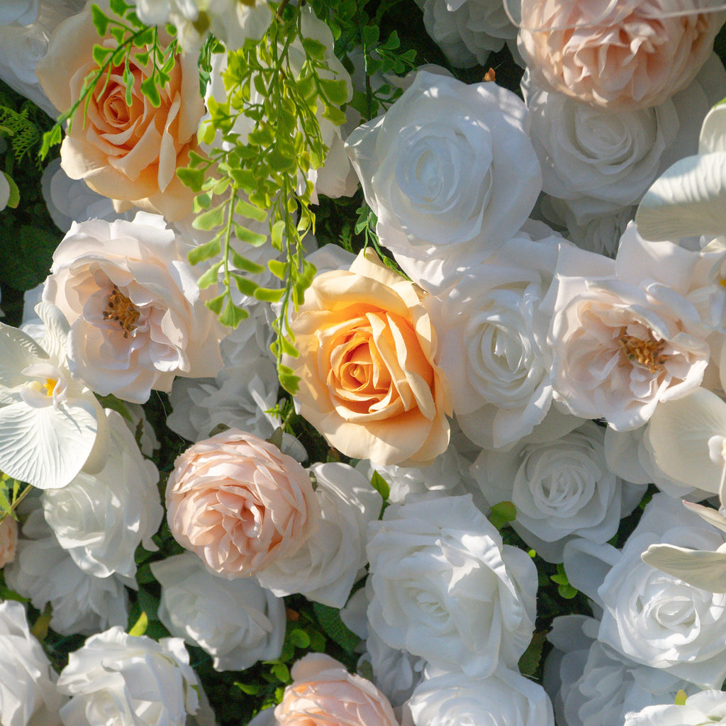 Sweetie | 5D Event-Ready Artificial Floral Wall Backdrop, Roll-Up Fabric | Shipping Included