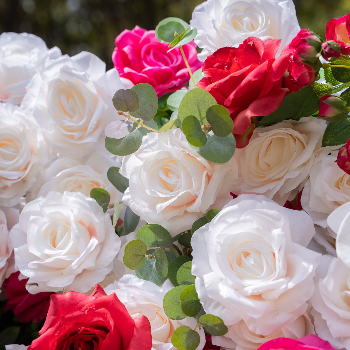Tami | 5D Event-Ready Artificial Floral Wall Backdrop, Roll-Up Fabric (Ready to ship-Only USA) | Shipping Included