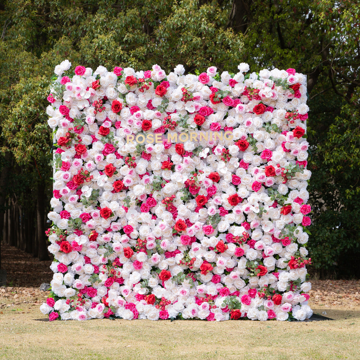 Tami | 5D Event-Ready Artificial Floral Wall Backdrop, Roll-Up Fabric (Ready to ship-Only USA) | Shipping Included