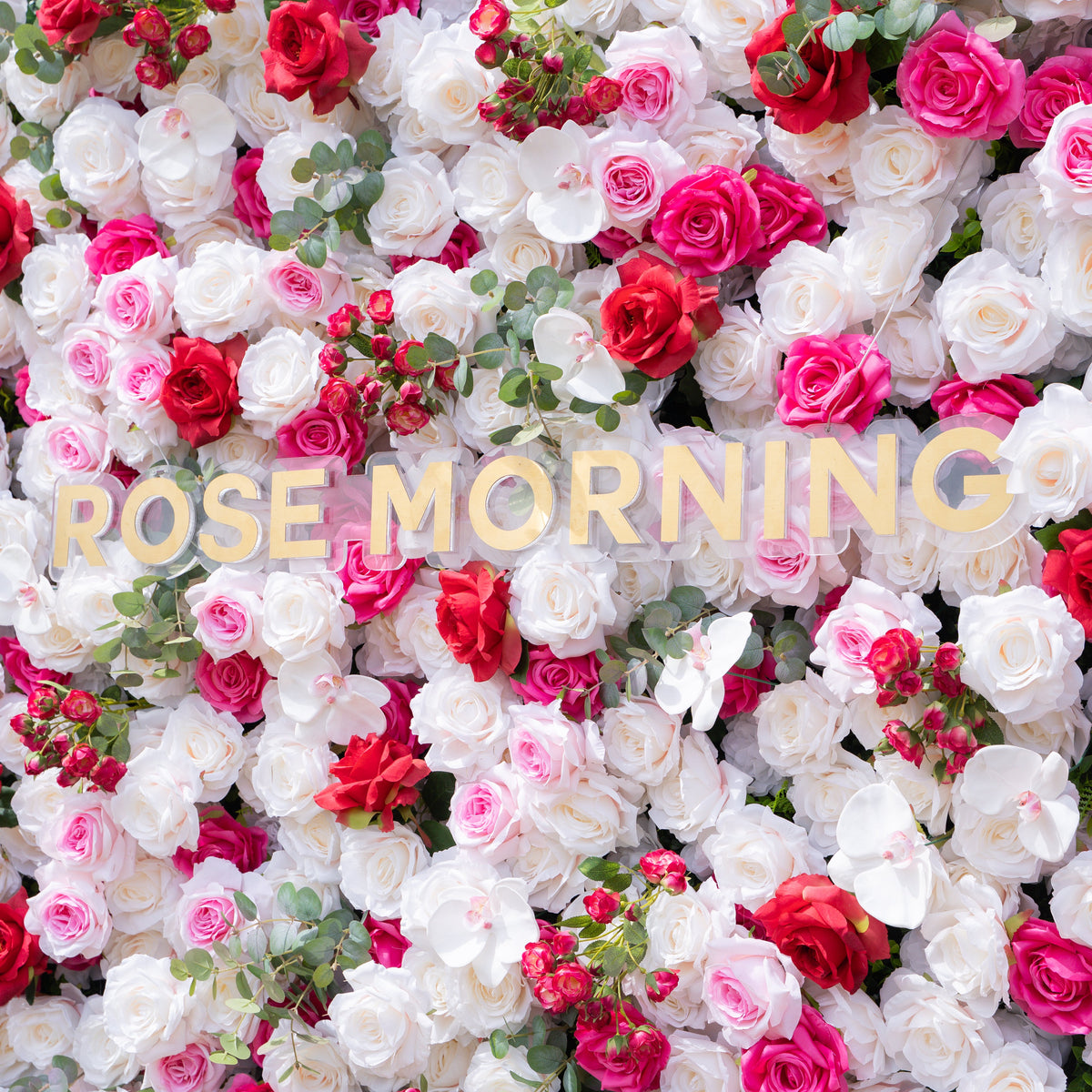 Tami | 5D Event-Ready Artificial Floral Wall Backdrop, Roll-Up Fabric | Shipping Included