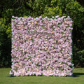 Ti Amo | 4D Event-Ready Artificial Floral Wall Backdrop, Roll-Up Fabric | Shipping Included