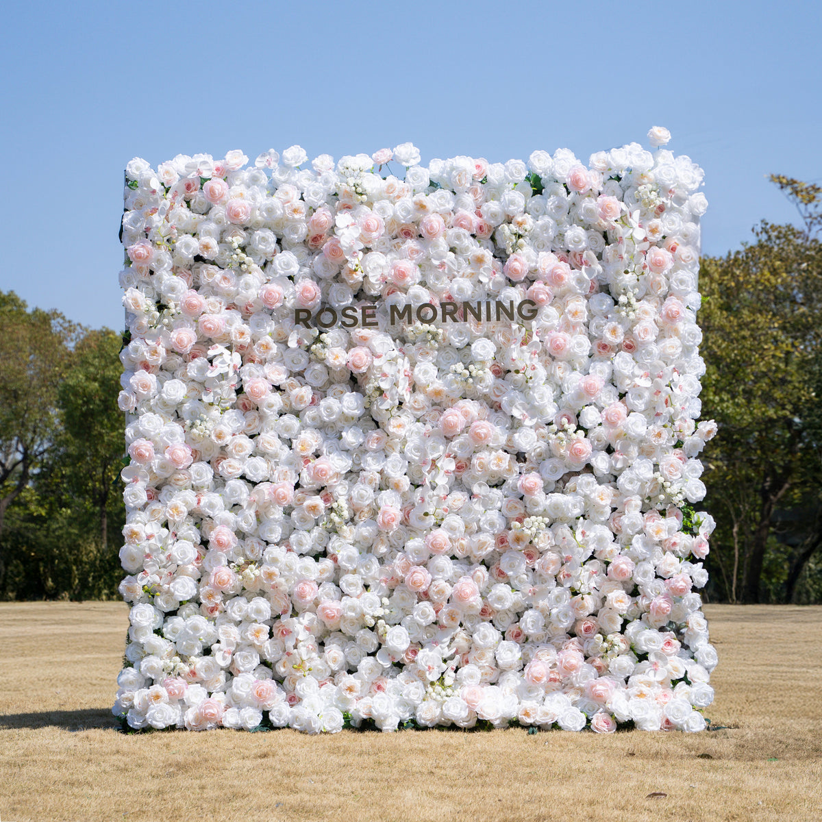 Tiara | 5D Event-Ready Artificial Floral Wall Backdrop, Roll-Up Fabric | Shipping Included