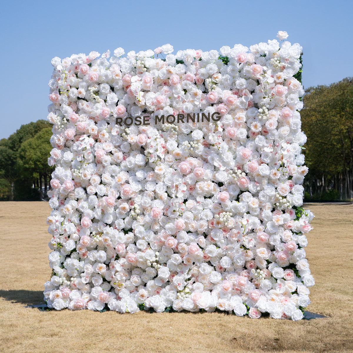 Tiara | 5D Event-Ready Artificial Floral Wall Backdrop, Roll-Up Fabric | Shipping Included