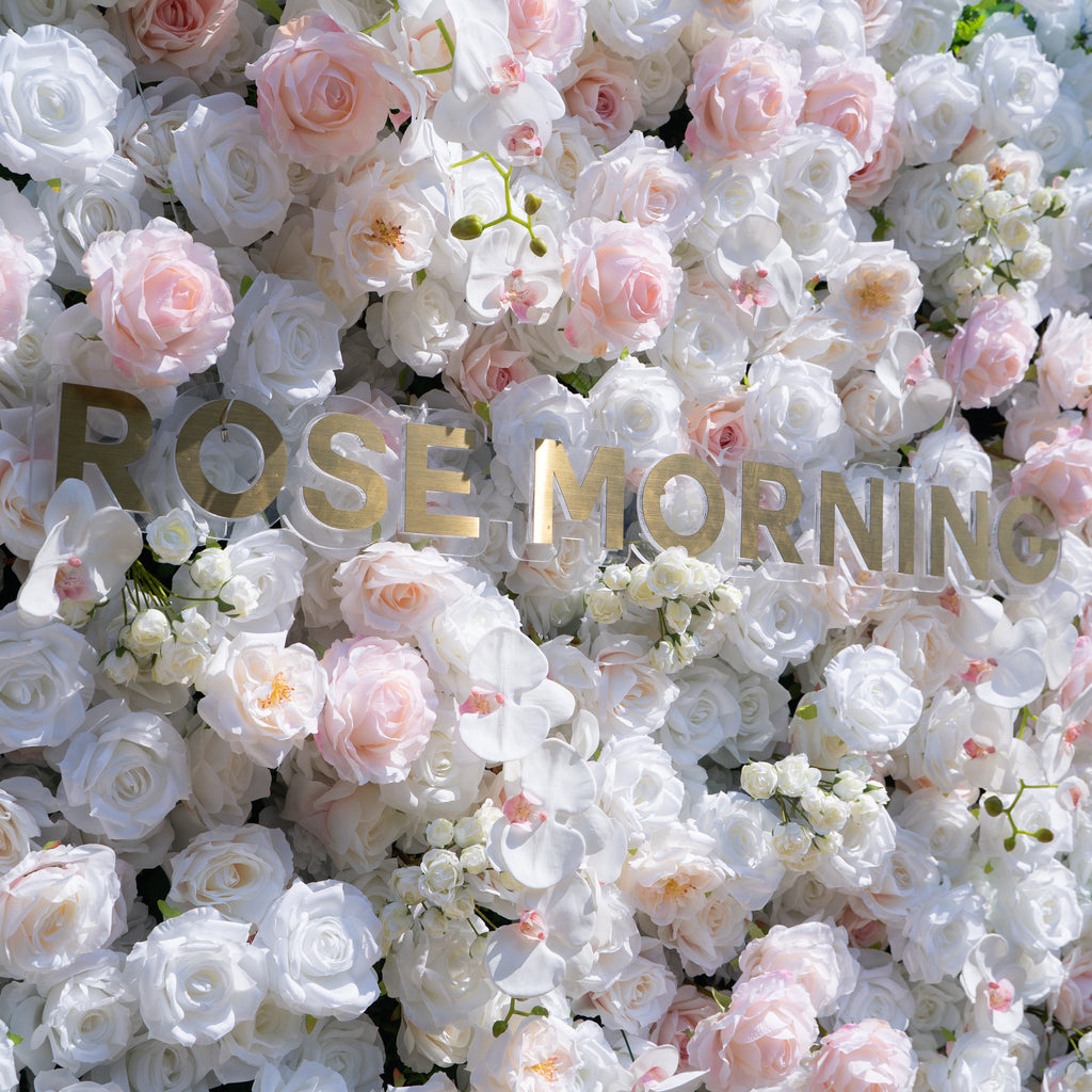 Tiara | 5D Event-Ready Artificial Floral Wall Backdrop, Roll-Up Fabric | Shipping Included