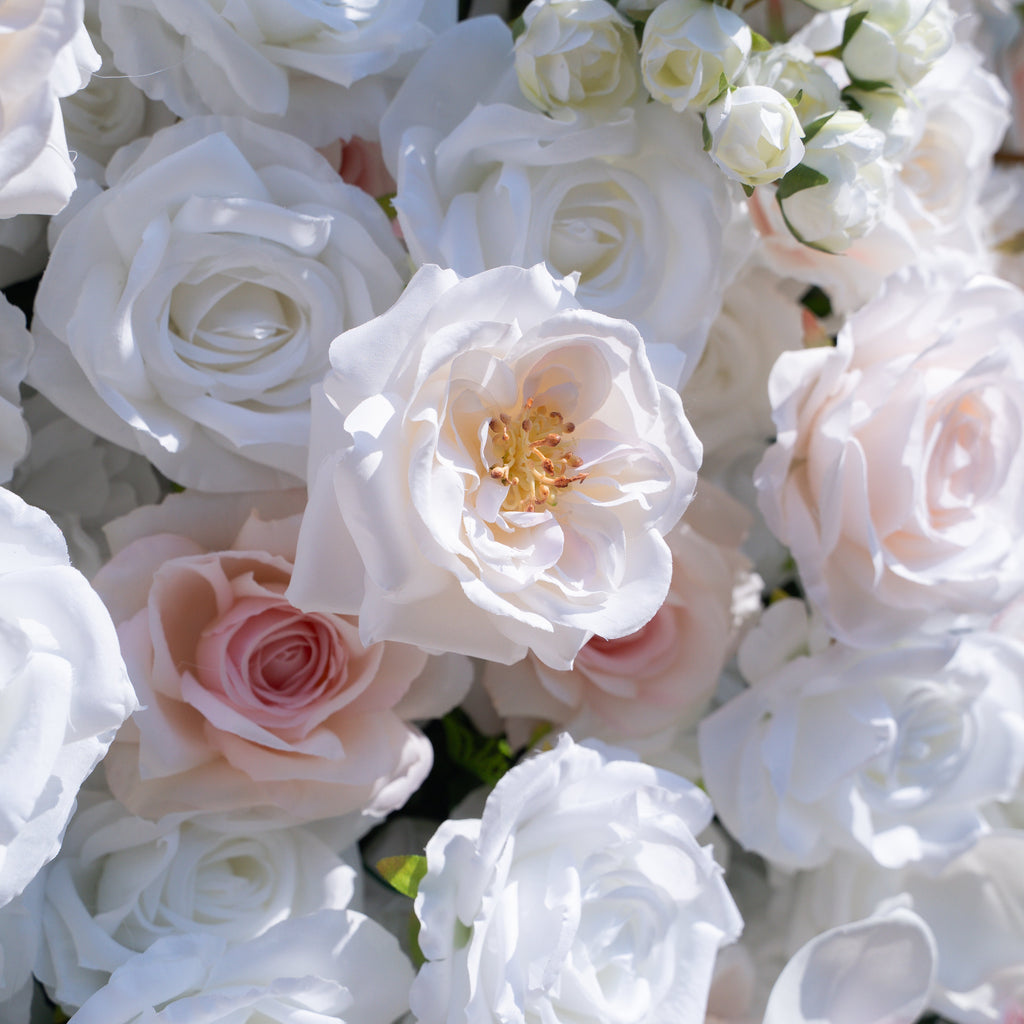 Tiara | 5D Event-Ready Artificial Floral Wall Backdrop, Roll-Up Fabric | Shipping Included