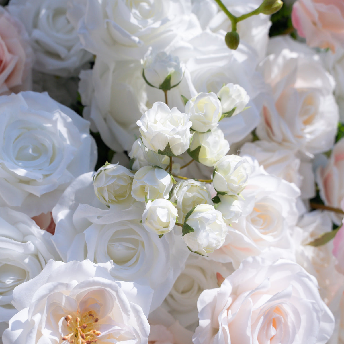 Tiara | 5D Event-Ready Artificial Floral Wall Backdrop, Roll-Up Fabric | Shipping Included