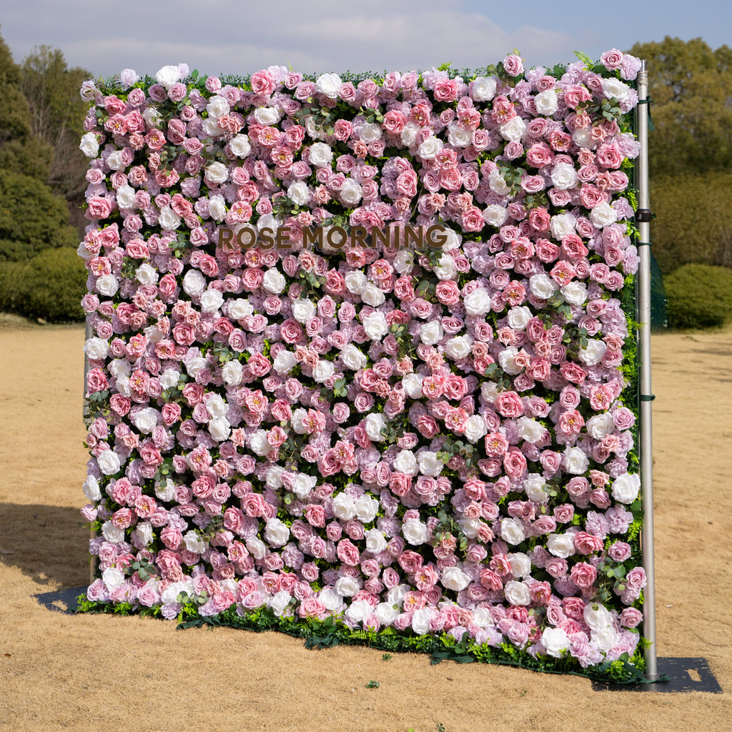 Valen | 3D Dreamy Purple Floral Backdrop for Elegant Event Decor | Shipping Included