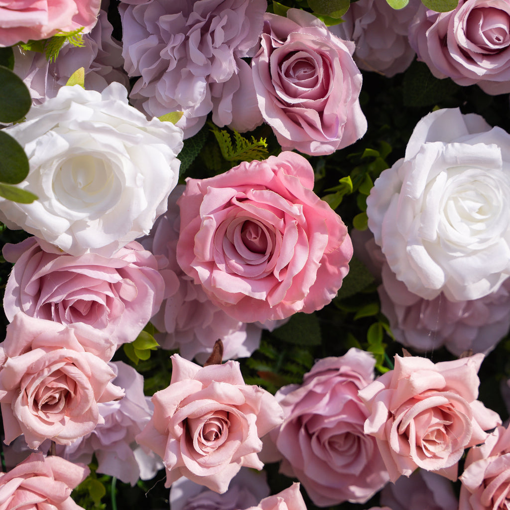 Valen | 3D Dreamy Purple Floral Backdrop for Elegant Event Decor | Shipping Included