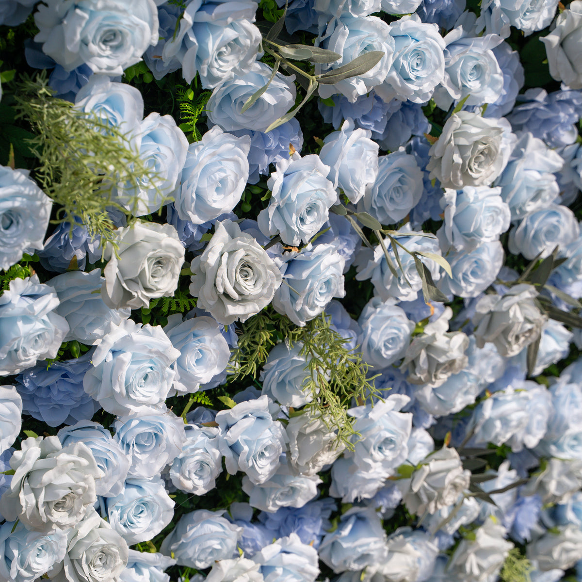 Vesper | 3D Blue & Dusty Rose Wall | Premium Roll-Up Fabric Backdrop for Events | Shipping Included