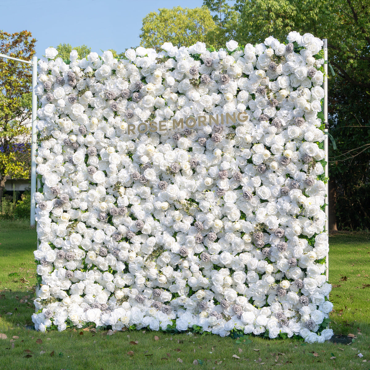 Wolfie | 3D Event-Ready Artificial Floral Wall Backdrop, Roll-Up Fabric | Shipping Included