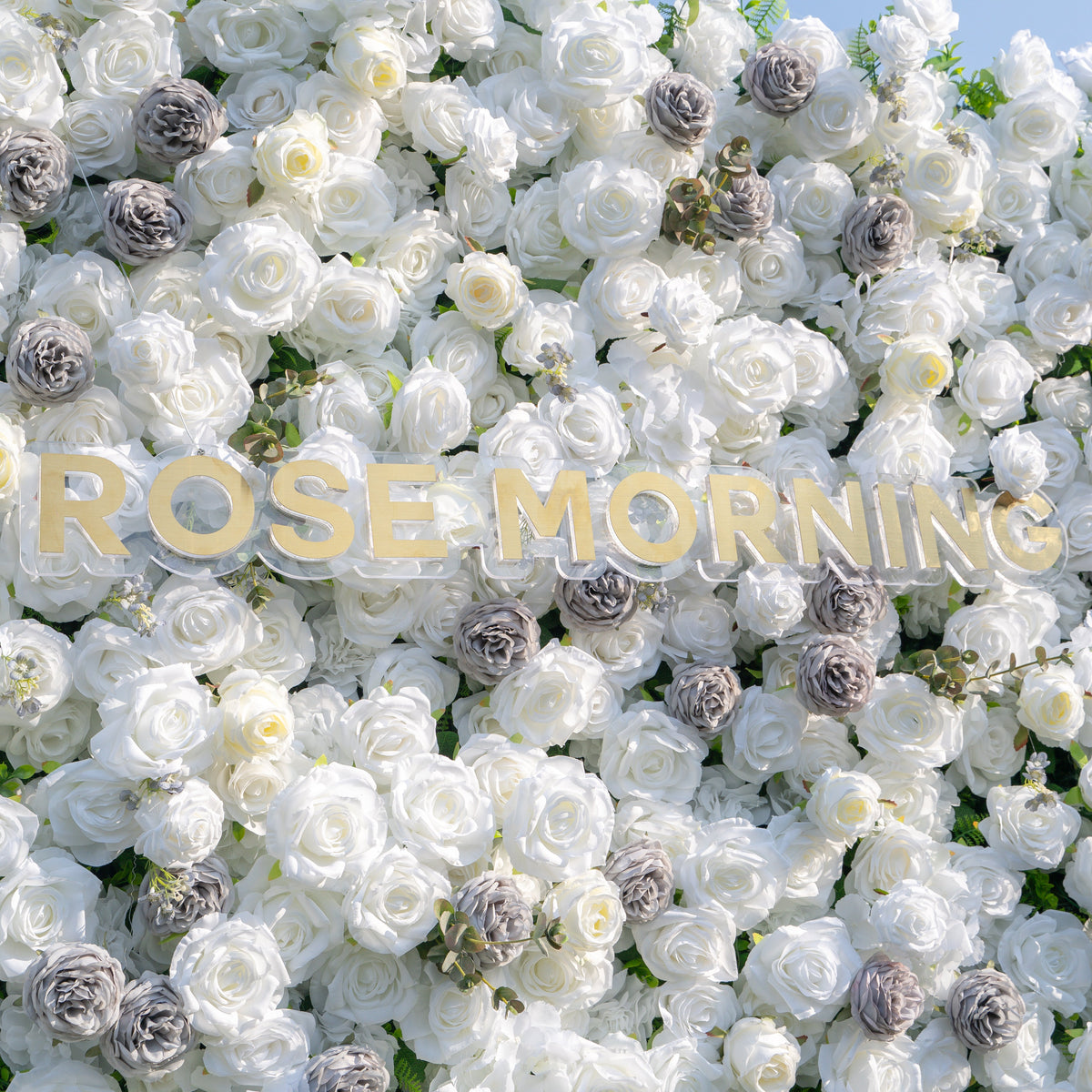 Wolfie | 3D Event-Ready Artificial Floral Wall Backdrop, Roll-Up Fabric | Shipping Included