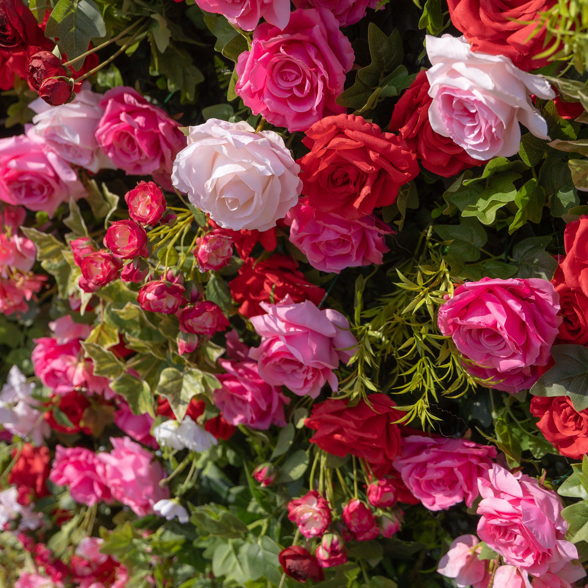 Zinfandel | 3D Event-Ready Artificial Floral Wall Backdrop, Roll-Up Fabric | Shipping Included